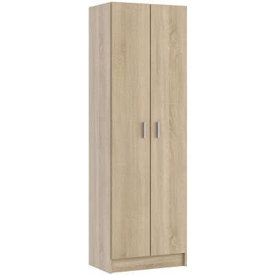 Armoire - PEGANE - Meuble &agrave; chaussures - Ch&ecirc;ne canadian - 2 portes