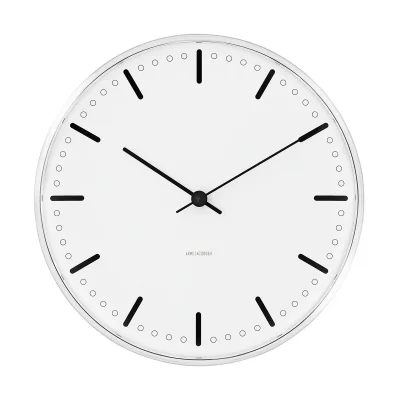 Arne Jacobsen Horloge Murale, Multicolore, 10 x 28 x 28,5 cm