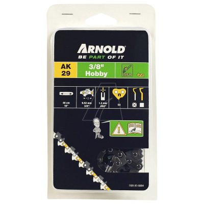 GENERIQUE ARNOLD 1191-X1-5054 Cha&icirc;ne, Noir, 3/8