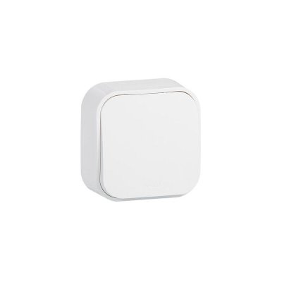 ARNOULD  Profil &eacute;co complet poussoir simple carr&eacute; en saillie blanc