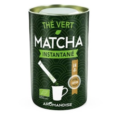 AROMANDISE  Sticks de The Instantan&eacute; Matcha 12,5 g - Lot de 3