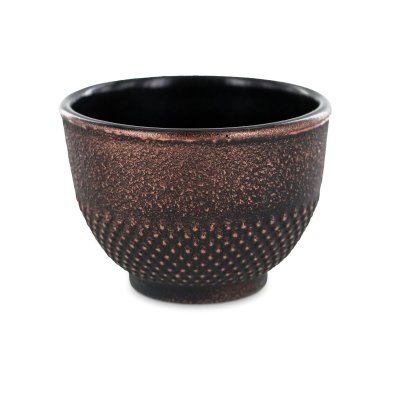 AROMANDISE  Tasse en fonte noir et bronze - 0,15 L