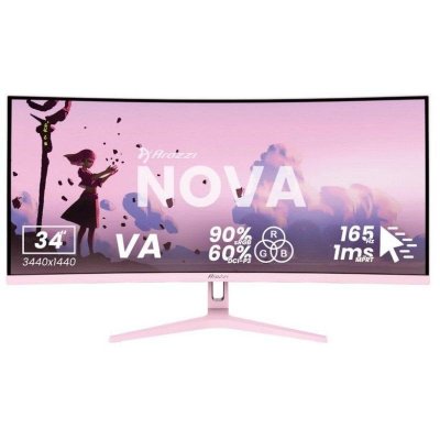 AROZZI  Nova Curved 34"" VA, 165Hz - Rose
