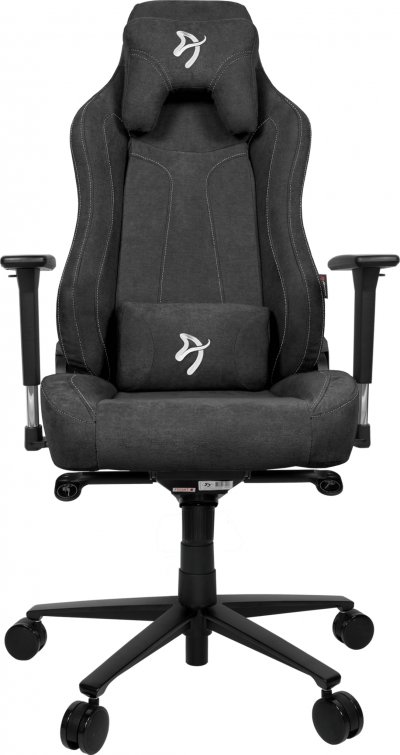AROZZI  VERNAZZA SOFT FABRIC Fauteuil de gaming gris fonc&eacute;