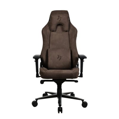 AROZZI  Vernazza Supersoft Fabric Gaming Chair Marron
