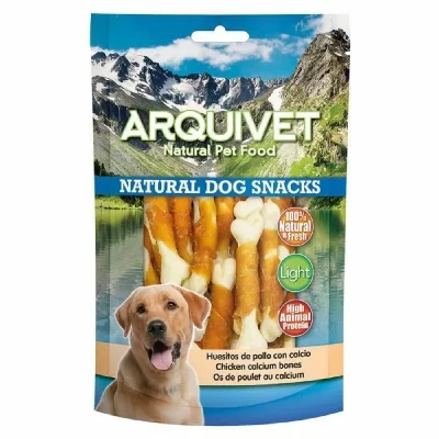 ARQUIVET  Chicken Calcium Bones 100g Dog Snack Clair 100 g