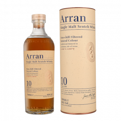ARRAN  10 Years 70cl Whisky + Coffret cadeau 