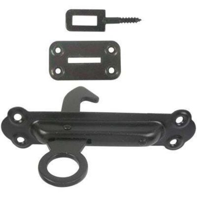 AFBAT Arr&ecirc;t &agrave; ressort acier pr&eacute;peint, H.150 x L.50 x P.126.5 mm