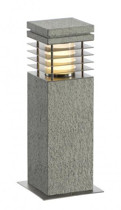 SLV Arrock granite 40 borne, granit, poivre & sel, e27, max. 15w
