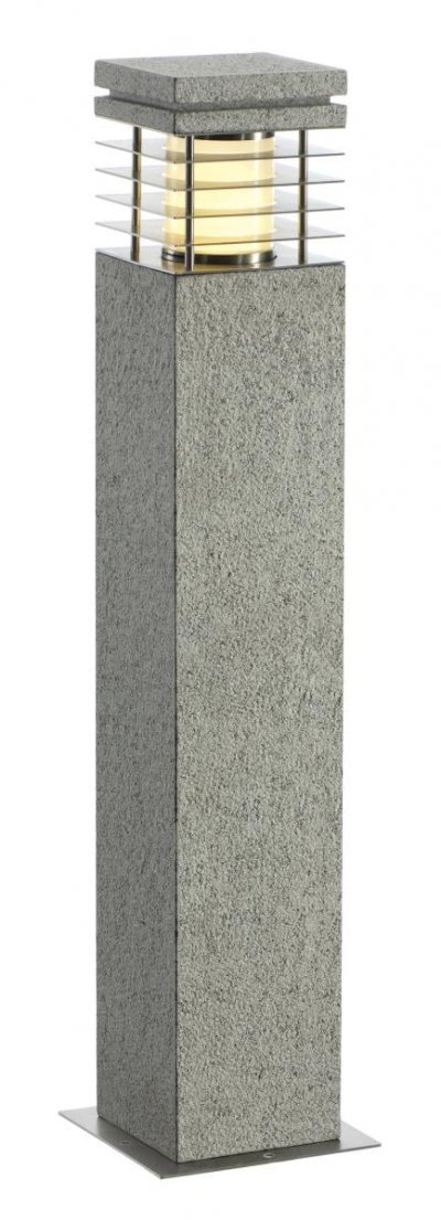 SLV Arrock granite 70 borne, granit, poivre & sel, e27, max. 15w
