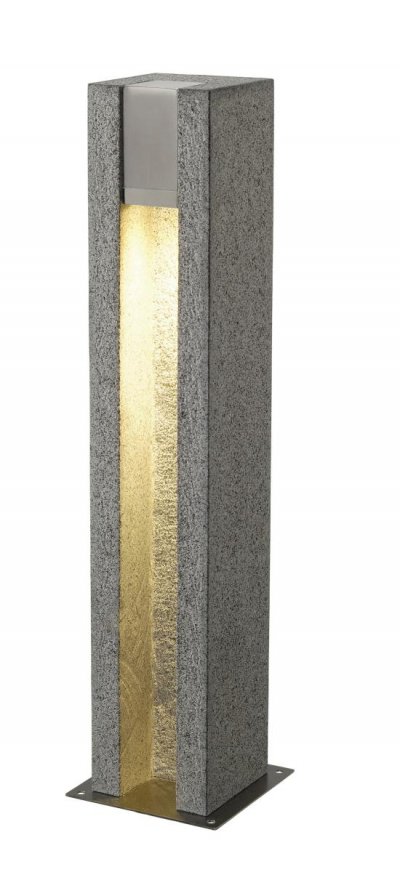 SLV Arrock slot gu10 borne, carr&eacute;e, granit, poivre & sel, gu10, max,4w led