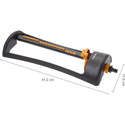 FISKARS Arroseur &eacute;conomiseur d'eau L 300-500 m2 - 6411501510334