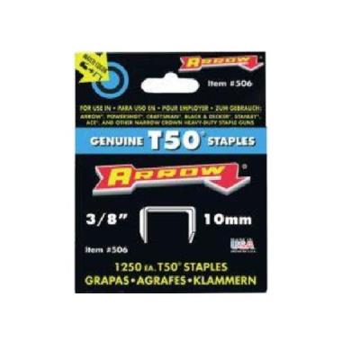 ARROW  031045 506SS1 5 Bo&icirc;te de 1000 Agrafes 10 mm pour Agrafeuse T50