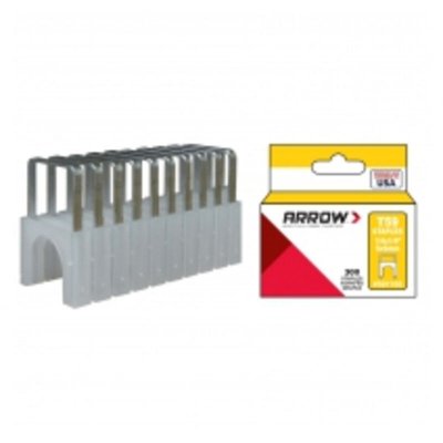 ARROW  - 1 Boite de 300 Agrafes Cavaliers isol&eacute;s 17mm T59