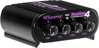 ART  headamp4&nbsp;Amplificateur pour casque st&eacute;r&eacute;o avec 8&nbsp;sorties