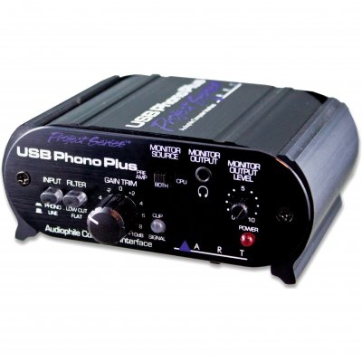 ART  Plus PS Phono/Line Pr&eacute;ampli Phono USB avec USB