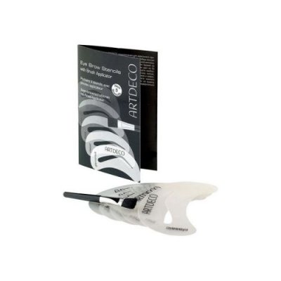 ARTDECO  Ensemble de mod&egrave;les de sourcils avec application de pinceau