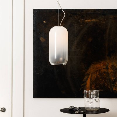ARTEMIDE  - Luminaire suspendu gople, &oslash; 21 x h 42 cm, blanc