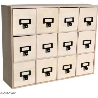 ARTEMIO  Commode en Bois 41,5 x 11 x 32,5 cm, 41,5 x 11 x 32,5 cm