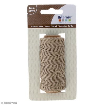 ARTEMIO  Corde Naturelle, Autre, Marron, 7 x 4 x 13,5 cm 13030102