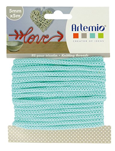ARTEMIO  Fil Pour Tricotin - Vert Pastel - 5 Mm X 5 M - 