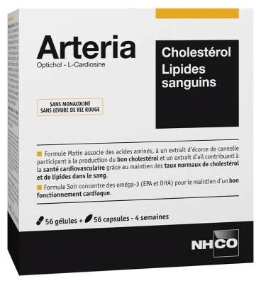 NHCO ARTERIA CHOLESTEROL ET LIPIDES 2x56 g&eacute;lules  Nutrition