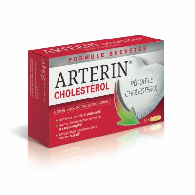 Arterin Cholest&eacute;rol Compl&eacute;ment Alimentaire &agrave; base de Plantes 30 Comprim&eacute;s