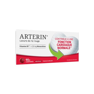 ARTERIN  Levure de Riz Rouge 90 Comprim&eacute;s - Bo&icirc;te 90 comprim&eacute;s