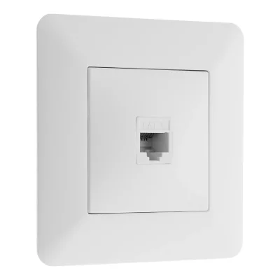 ZENITECH Artezo 135712-AGPO2A , Prise r&eacute;seau RJ45 CAT6 ,Blanc