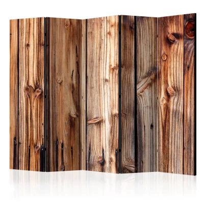 Artgeist - Paravent 5 volets - Wooden Chamber ii [Room Dividers] 225x172