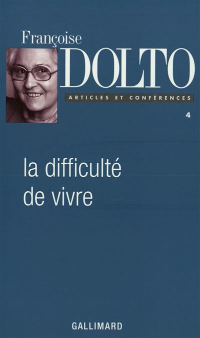 Articles et conf&eacute;rences, IV&nbsp;:&nbsp;La Difficult&eacute; de vivre