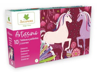 AU SYCOMORE Artissimo - paillettes licornes