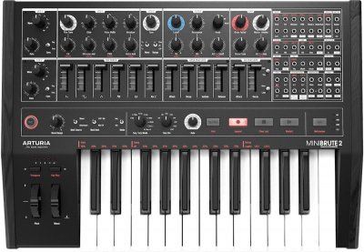 ARTURIA  Minibrute2-Bk - Clavier Analogique 25 Touches - Noir