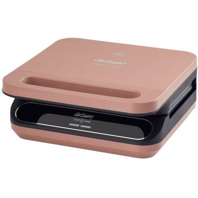 ARZUM  - AR2052- ag Machine &agrave; croque-monsieur rev&ecirc;tement anti-adh&eacute;sif rouge clair