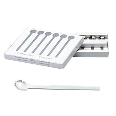 GENERIQUE ASA 31000/95- Cuill&egrave;re &agrave; expresso en acier inoxydable 9,5 cm, 6 pi&egrave;ces