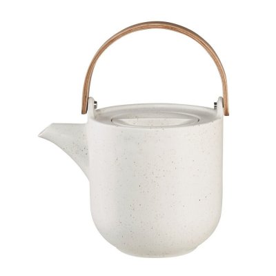ASA SELECTION ASA Coppa Th&eacute;i&egrave;re avec poign&eacute;e en bois en porcelaine Sencha 1 l
