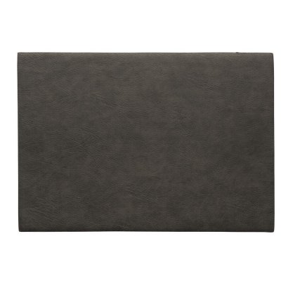 ASA SELECTION ASA Vegan Leather Set de Table en polyur&eacute;thane Champignon 46 x 33 cm