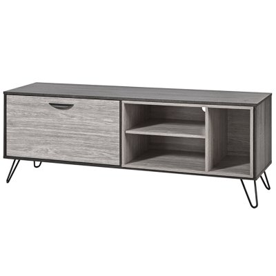 ALTOBUY Asca - meuble tv 1 porte 3 niches 150cm