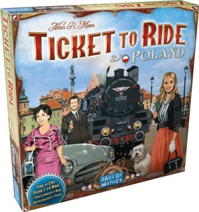 ASMODEE  Aventureros Al Tren Polonia Spanish Multicolore