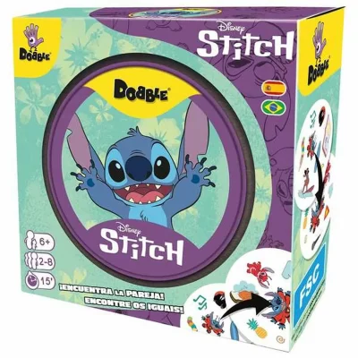 ASMODEE  Jeu De Soci&eacute;t&eacute; Stitch Dobble Disney 