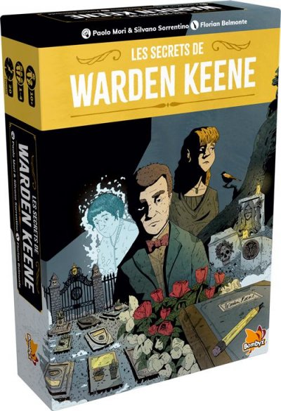 ASMODEE  Les Secrets De Warden Keene 20 Min Jeu De Soci&eacute;t&eacute; D&eacute;duction
