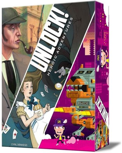 ASMODEE  Unlock! Heroic Adventures Spanish Board Game Multicolore 
