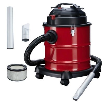 AREBOS Aspirateur &agrave; Cendres Premium  - Bac de r&eacute;cup&eacute;ration de 20L - 1200 W - Filtre HEPA