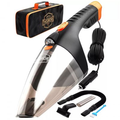 THISWORX FOR Aspirateur &agrave; Main Pour Voiture De 110 W Noir Twc02 Black De This Workx 