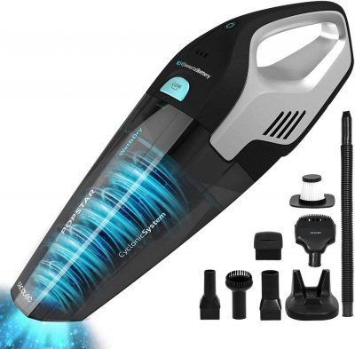 CECOTEC Aspirateur &agrave; main sans fil Noir gris 110 W - Neuf
