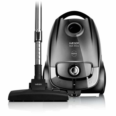 HAEGER Aspirateur avec sac Dark Shine - 700W, 4 Litres, Filtre HEPA 