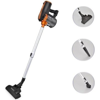 TECHWOOD Aspirateur balai &agrave; main 600W orange - 