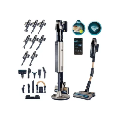 CECOTEC Aspirateur balai  RZ90 AI AquaPet Flex gris 310 AW 0.6 L