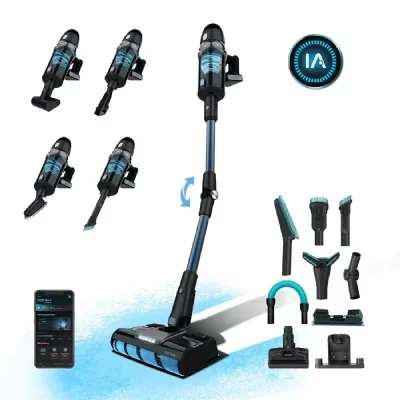 CECOTEC Aspirateur-balai Conga Rockstar 9500 Connected Ergowet 3000 IA 