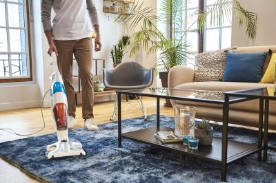 ROWENTA Aspirateur balai et nettoyeur vapeur 3 en 1 de 0,5l 1700w blanc 